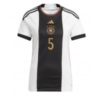 Germany Thilo Kehrer #5 Replica Home Shirt Ladies World Cup 2022 Short Sleeve